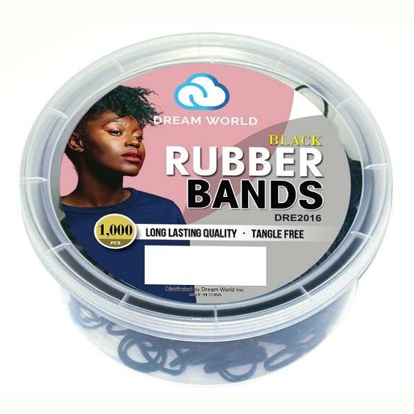Dream Rubber Bands 1000Ctjr Black Dream Rubber Bands 1000Ctjr Black